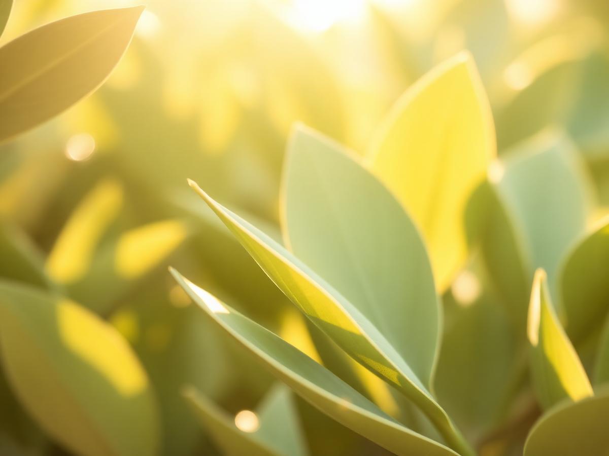 Soft botanical detail